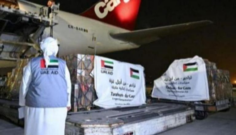المساعدات الإماراتية إلى غزة