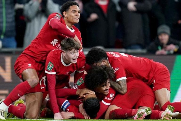 صغار ليفربول تتويج ليفربول بكأس الرابطة