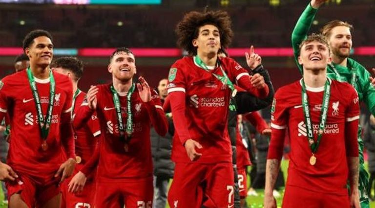 صغار ليفربول تتويج ليفربول بكأس الرابطة