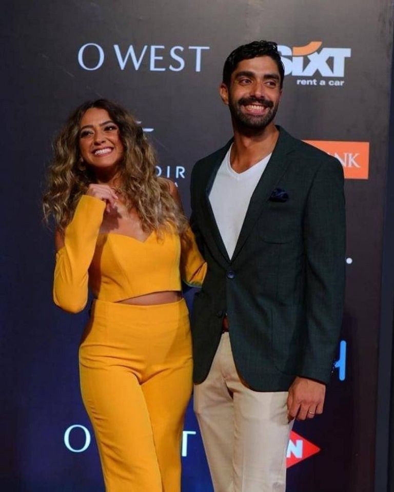 هند عبدالحليم وزوجها قبل طلاقهما