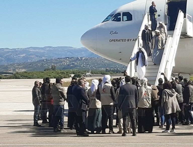 جانب من المساعدات