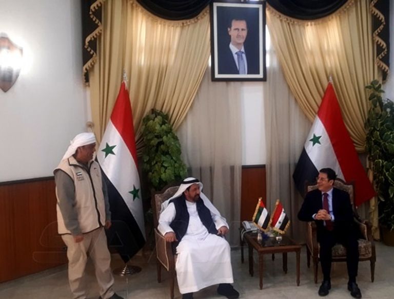 جانب من المساعدات