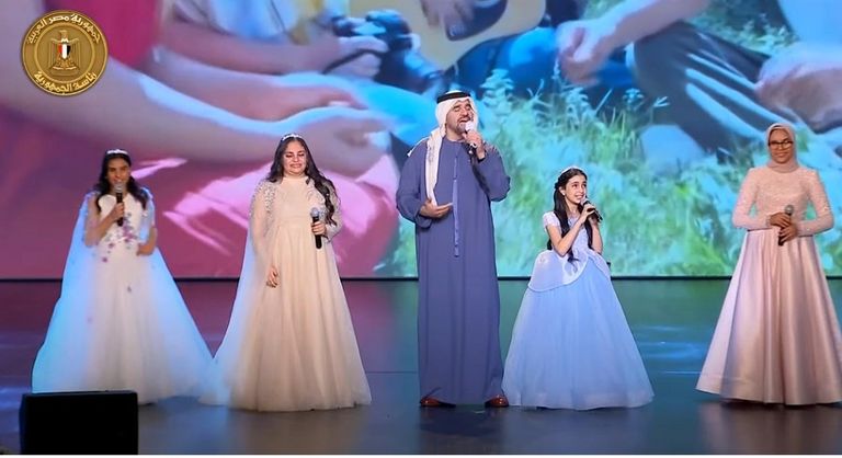 الفنان الإماراتي حسين الجسمي في الحفل