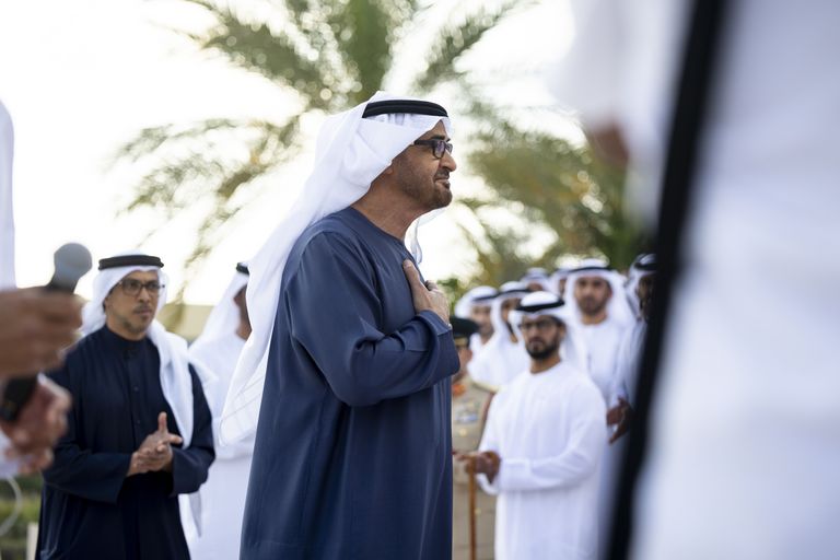 محمد بن زايد يكرم صُنّاع إنجازات COP28 جانب من تكريم صُنّاع إنجازات COP28