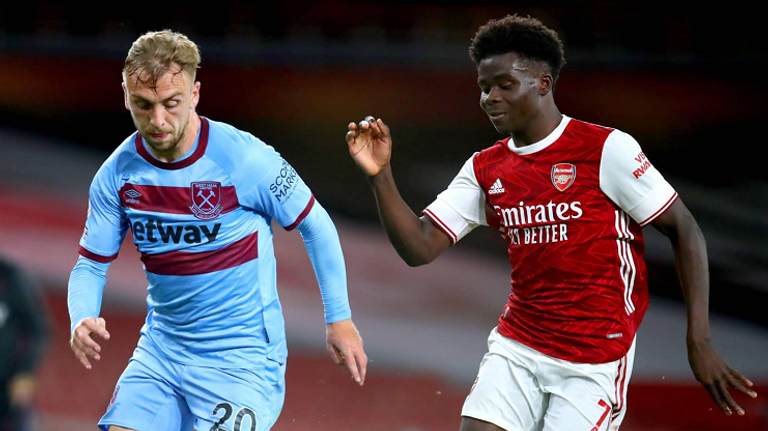 جارود بوين وساكا محمد صلاح نجم ليفربول