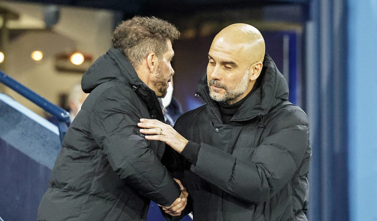 بيب غوارديولا وسيميوني بيب غوارديولا ودييغو سيميوني