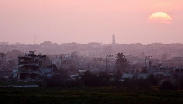 لقطة لحجم الدمار في قطاع غزة