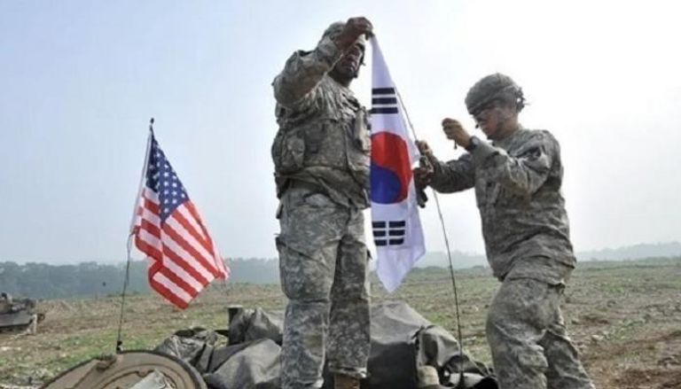 تدريبات سابقة بين أمريكا وكوريا الجنوبية
