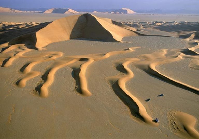 الكثبان الرملية النجمية