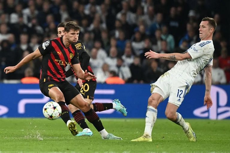 مباراة مانشستر سيتي وكوبنهاغن في دوري أبطال أوروبا غوارديولا مدرب مانشستر سيتي بطل دوري أبطال أوروبا
