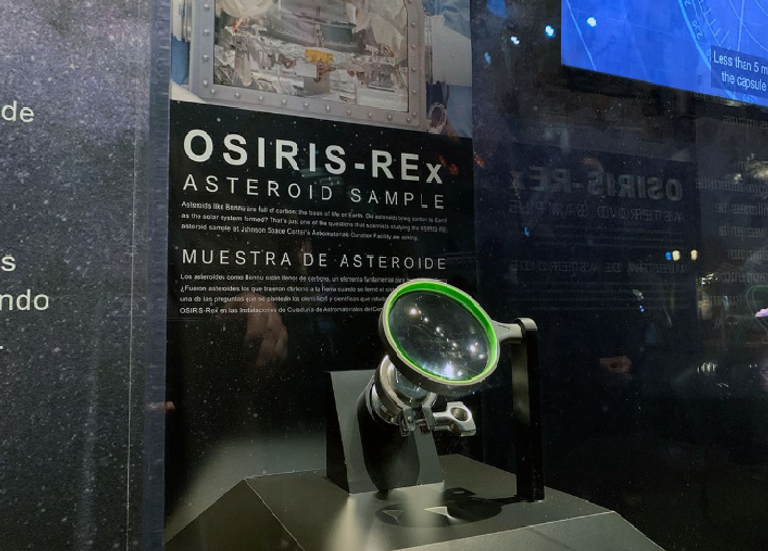 عينة من الكويكب "بينو"