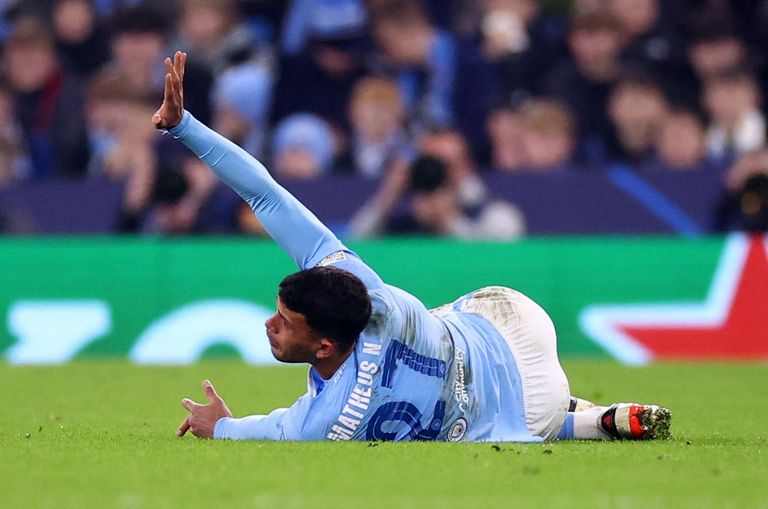 ماتيوس نونيز لاعب مانشستر سيتي