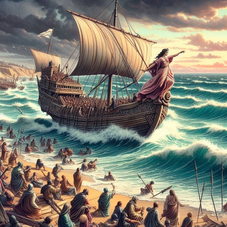 صورة تخيلية لـلمهمة مصممة بالذكاء الاصطناعي