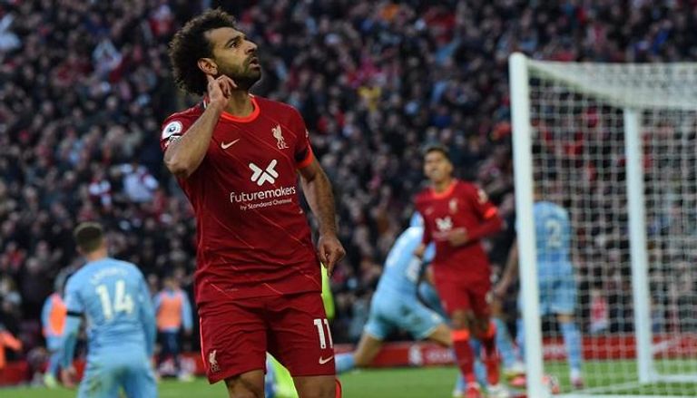 محمد صلاح مع ليفربول ضد مانشستر سيتي