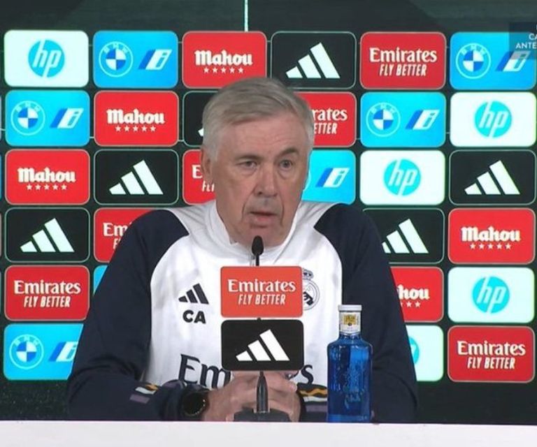 أنشيلوتي  فينيسيوس جونيور وكارلو أنشيلوتي