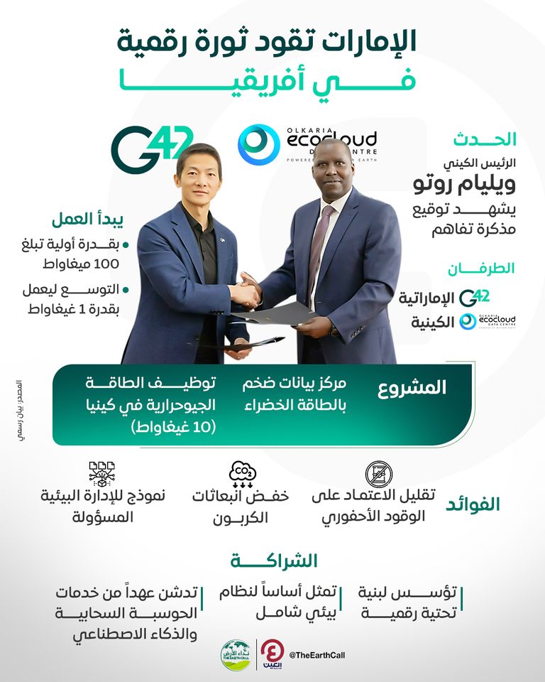 الإمارات تقود ثورة رقمية في أفريقيا الإمارات تقود ثورة رقمية في أفريقيا