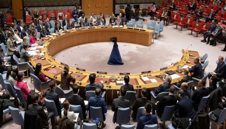 جانب من جلسة مجلس الأمن الدولي بشأن السودان