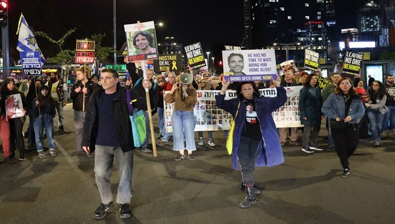 احتجاجات في إسرائيل ضد حكومة نتنياهو