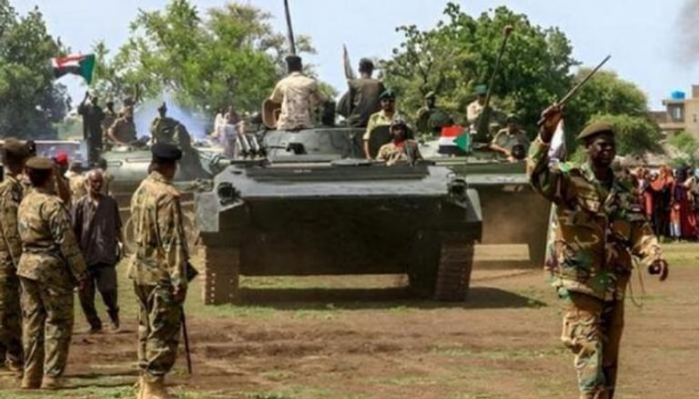آليات وجنود الجيش السوداني - أرشيفية