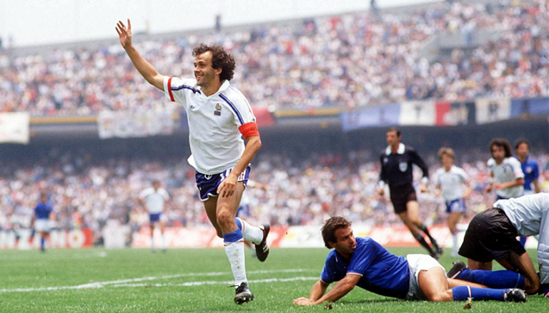 فرنسا وإيطاليا في 86 زيدان بطل فرنسا في كأس العالم 1998