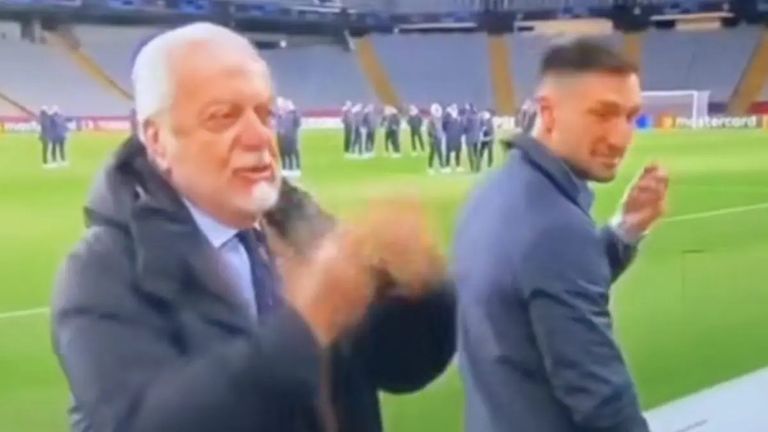 أوريليو دي لورينتيس أوريليو دي لورينتيس رئيس نابولي