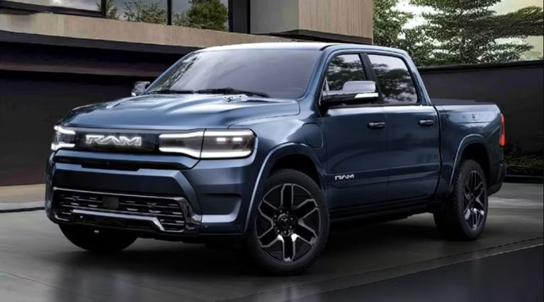 شاحنة Ram 1500 REV شاحنة Toyota Tacoma Hybrid