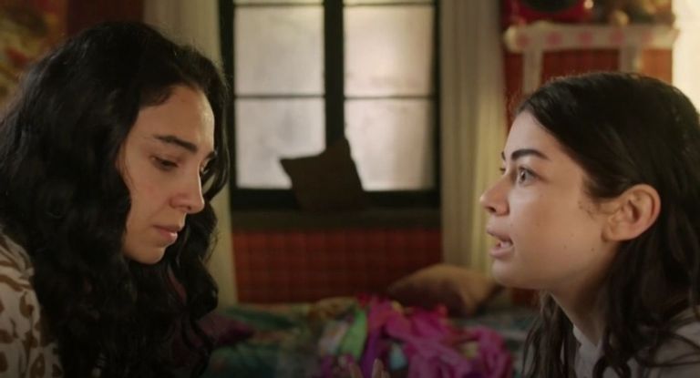 سلمى أبوضيف في لقطة من مسلسل 