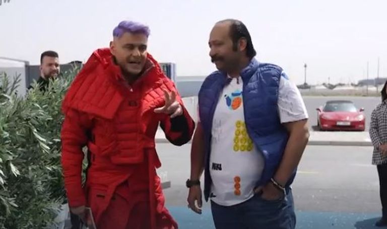 رامز جلال مع محمد ثروت وأوس أوس