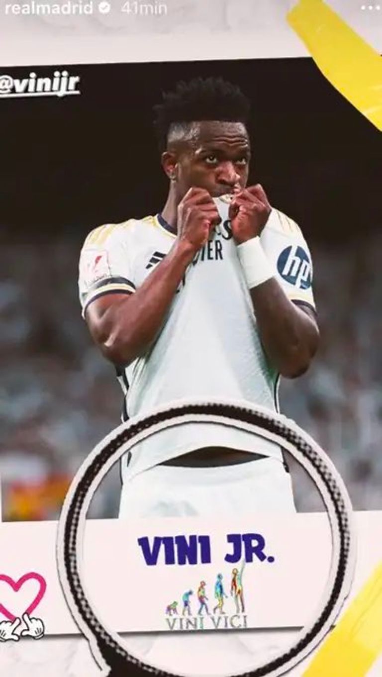 فينيسيوس جونيور جناح ريال مدريد الإسباني