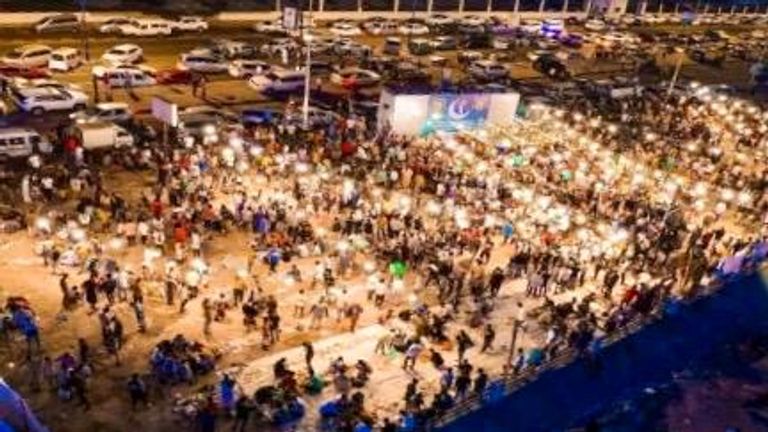 أطول سفرة إفطار صائم باليمن