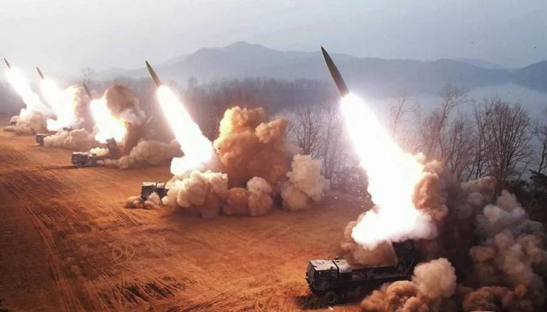 تدريبات صاروخية لكوريا الشمالية - أرشيفية