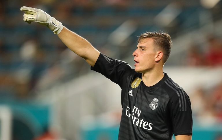 أندريه لونين تيبو كورتوا حارس مرمى ريال مدريد