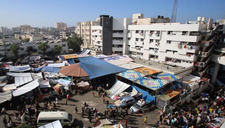 مجمع الشفاء بغزة.. أرشيفية