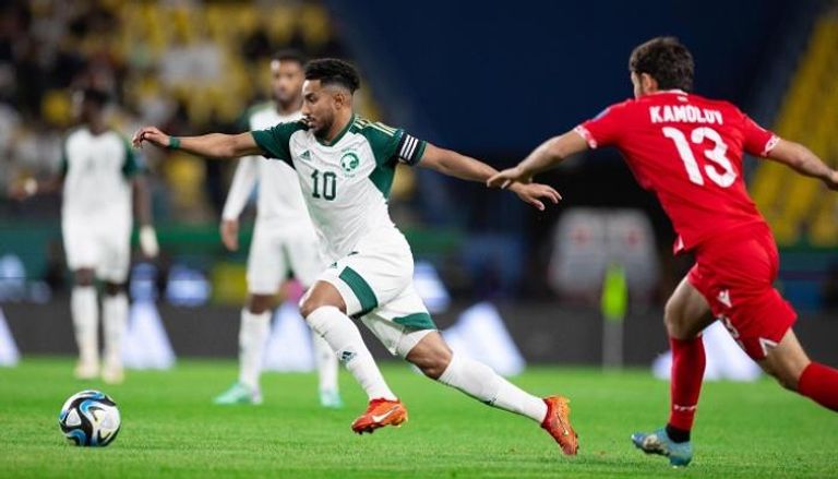 مباراة السعودية وطاجيكستان في تصفيات كأس العالم