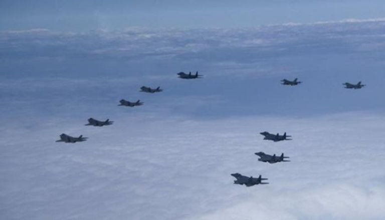 طائرات حربية صينية تحلق في سماء تايوان - أرشيفية
