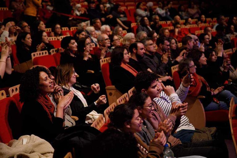 أميمة الخليل خلال افتتاح مهرجان المدينة بتونس