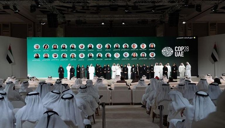 فريق المفاوضين الإماراتيين لمؤتمر الأطراف COP28