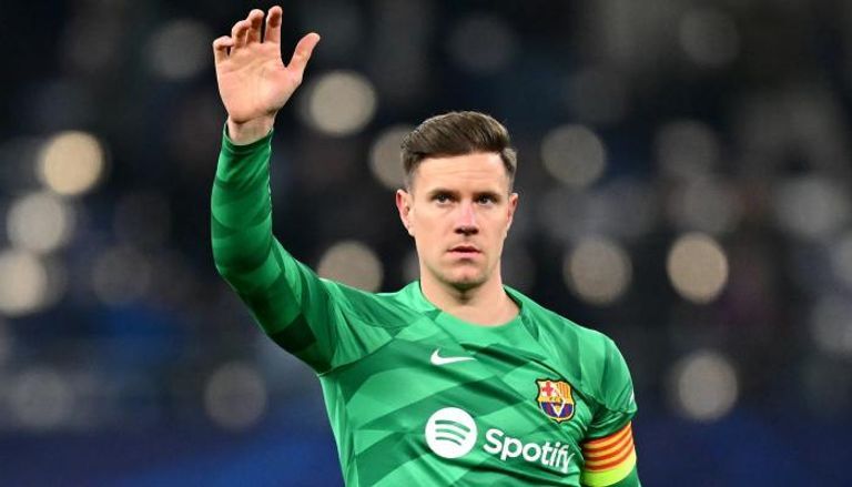 مارك أندريه تيرشتيغن مانويل نوير حارس مرمى بايرن ميونخ وألمانيا