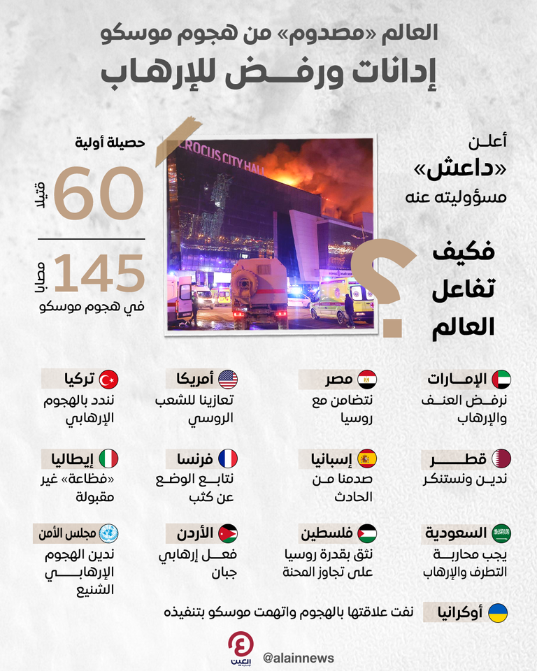 جنود من قوات العمليات الخاصة يسيرون نحو قاعة الحفلات حيث الهجوم