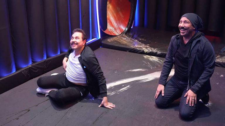 طارق لطفي ومحمد رياض في برنامج رامز  جلال