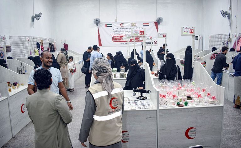 جانب من المعرض التسويقي