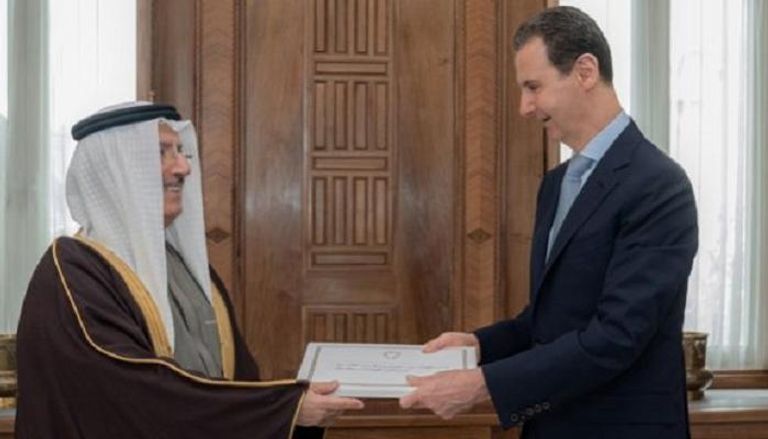 الرئيس السوري يتسلم الدعوة للقمة العربية بالبحرين