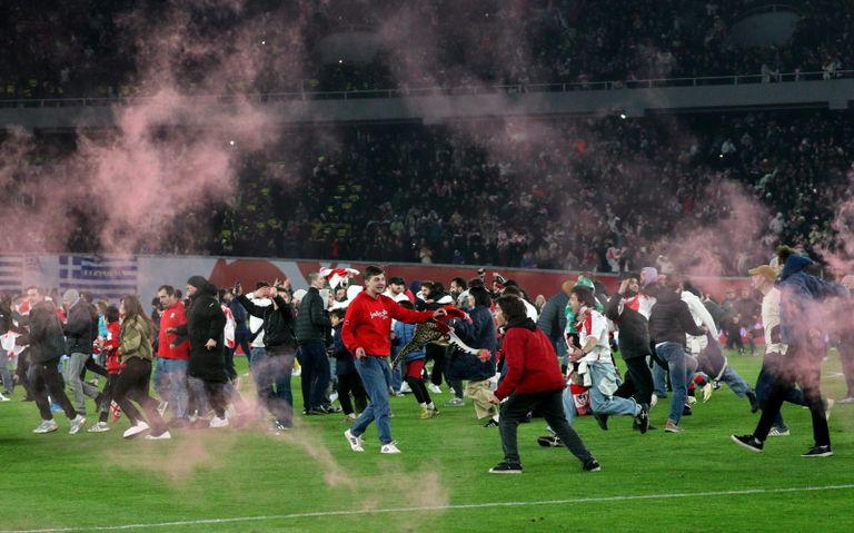 احتفالات جورجيا احتفالات جماهير جورجيا بالتأهل إلى يورو 2024