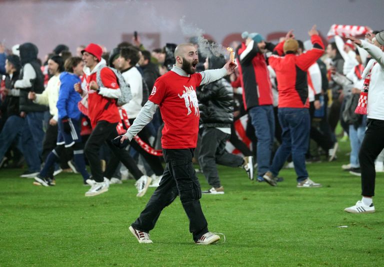 احتفالات جورجيا احتفالات جماهير جورجيا بالتأهل إلى يورو 2024