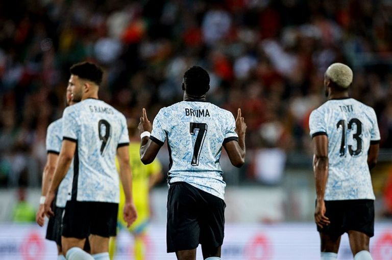 بروما لاعب البرتغال محمد صلاح قائد منتخب مصر