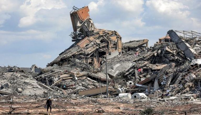 مبان دمرها القصف الإسرائيلي على قطاع غزة