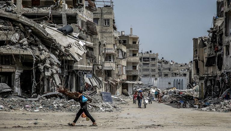 مبان دمرها القصف الإسرائيلي على قطاع غزة