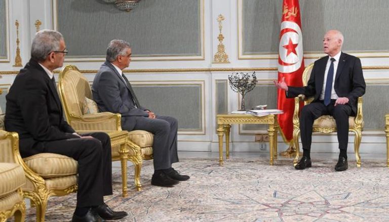  قيس سعيد خلال اللقاء - الرئاسة التونسية