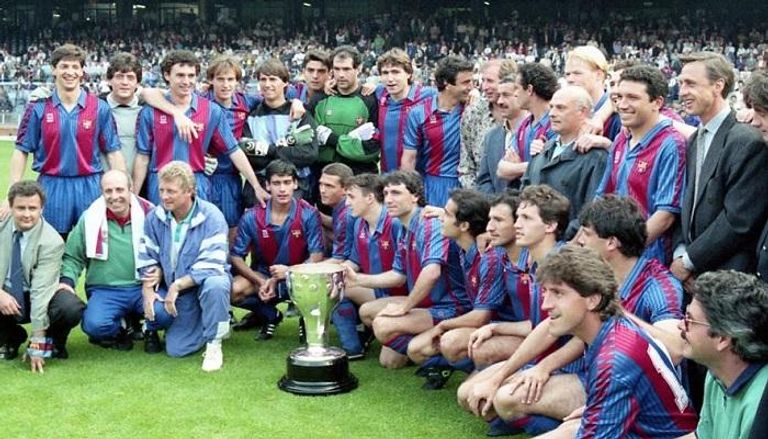 برشلونة بطل الدوري الإسباني في 1991