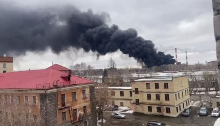 اندلاع حريق في مصنع للصناعات الثقيلة في روسيا